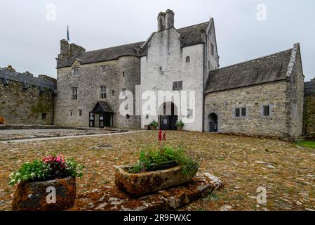 Château de Parke, Kilmore, comté de Leitrim, Irlande. Cour. Banque D'Images