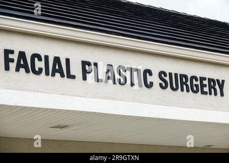 Fleming Island Jacksonville Florida, panneau générique de chirurgie plastique facial, extérieur, bâtiments, entrée avant, extérieur, bâtiment b Banque D'Images