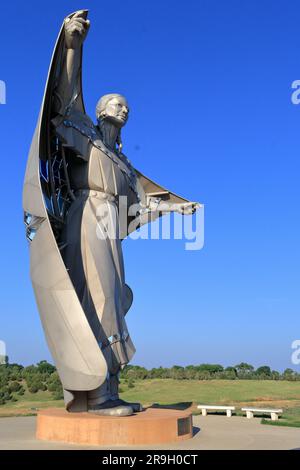 Sculpture « dignité de la Terre et du ciel » Banque D'Images