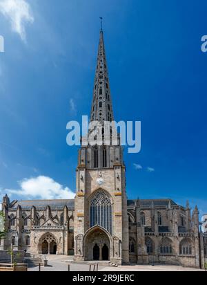 cathédrale Saint Tugdual à Treguier en Bretagne, France Banque D'Images