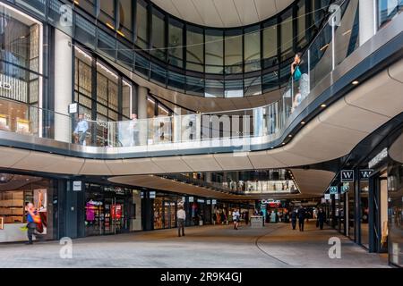 Shopping à Broadgate à Londres, Royaume-Uni Banque D'Images