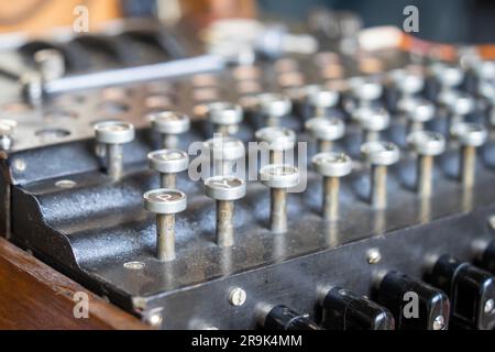 Enigma, la machine de chiffrement allemande créée pour l'envoi de messages pendant la guerre mondiale 2 Banque D'Images