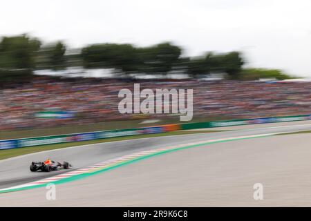 Montmelo, Espagne. 4 juin 2023. Max Verstappen des pays-Bas et Oracle Red Bull Racing se déplace sur la piste pendant le Grand Prix d'Espagne F1 sur le circuit d Banque D'Images