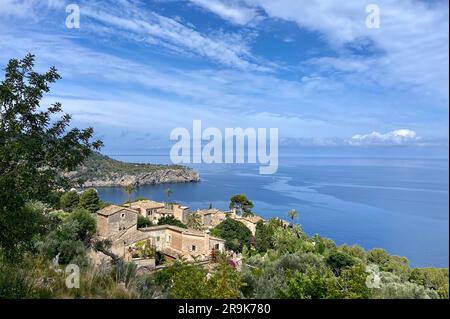Côte près de Deia, Majorque, Espagne Banque D'Images