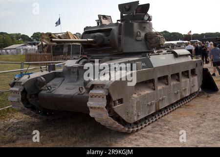 Matilda Infantry Tank Mark II un char de l'armée britannique de la Seconde Guerre mondiale. Tankfest 23 Bovington, Royaume-Uni Banque D'Images