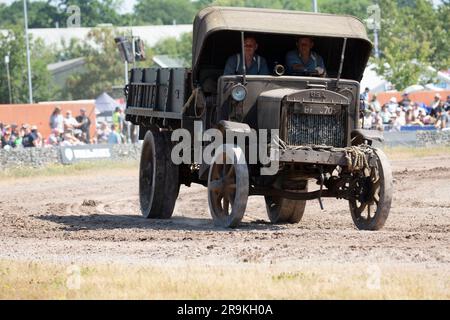 Camion militaire modèle B FWD WW I. Tankfest 23, Bovington, Royaume-Uni Banque D'Images