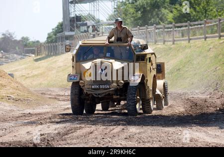 British Army WW II Morris commercial C8 FAT (Field Artillery Tractor), communément connu sous le nom de Quad, Tankfest 23, Bovington, Royaume-Uni Banque D'Images