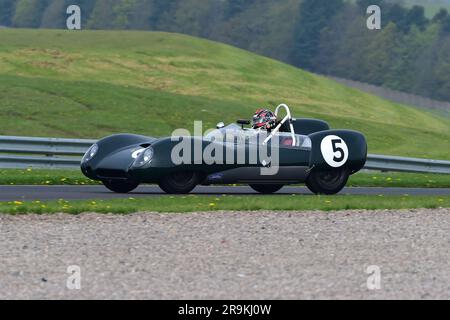 Stephan Jobstrl, Andy Willis, Lotus XV, MRL RAC Woodcote Trophy et Stirling Moss Trophy pour les voitures de sport pré-'56 et pré-'61, une course d'une heure avec ico Banque D'Images