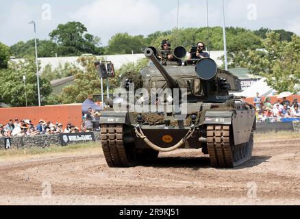 Char de bataille principal de l'armée britannique Centurion. Tankfestin 2023, Bovington, Royaume-Uni Banque D'Images