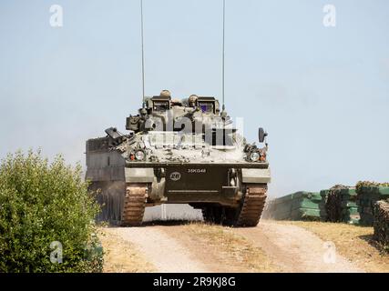 Warrior FV510 Infantry Section véhicule, Tankfestin 23, Bovington Royaume-Uni Banque D'Images