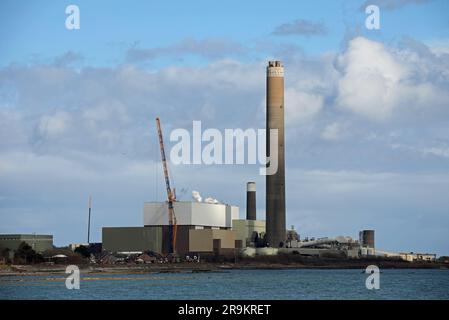 Kilroot Power Station en Irlande du Nord Banque D'Images