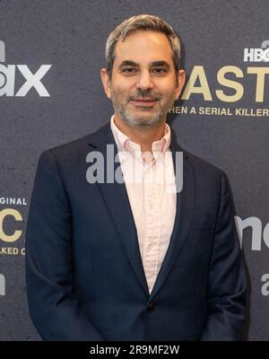 Howard Gertler assiste à la première du documentaire HBO “LAST CALL: When A Serial Killer stalled Queer New York” à New York HBO bureau sur 27 juin 2023 Banque D'Images