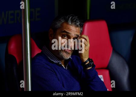 São Paulo (SP), 27/06/2023 - Futebol/SÃO PAULO-TIGRE (ARG) - Diego Martinez du Tigre (ARG) - match entre São Paulo x Tigre (ARG), valable pour la sixième partie de la scène du groupe, de la Copa Sudamericana, tenue au stade de Morumbi, zone sud de São Paulo, La nuit de ce mardi, 27. Banque D'Images