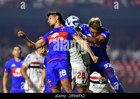 São Paulo (SP), 27/06/2023 - Futebol/SÃO PAULO-TIGRE (ARG) - Alan Franco do São Paulo - match entre São Paulo x Tigre (ARG), valable pour la sixième partie de la scène de groupe, de la Copa Sudamericana, tenue au stade de Morumbi, zone sud de São Paulo, dans la nuit de ce mardi, 27. Banque D'Images