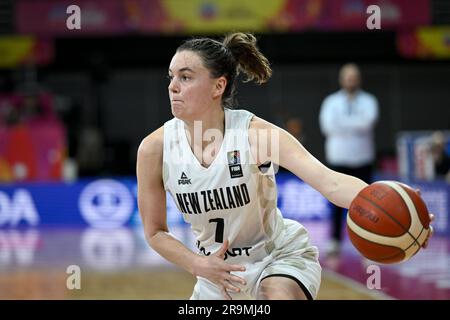 28th juin 2023 ; The Quaycenter, Sydney Olympic Park, Sydney, Nouvelle-Galles du Sud, Australie : coupe de l'Asie FIBA Womens 2023, Nouvelle-Zélande contre Liban ; Brooke Blair de Nouvelle-Zélande Banque D'Images