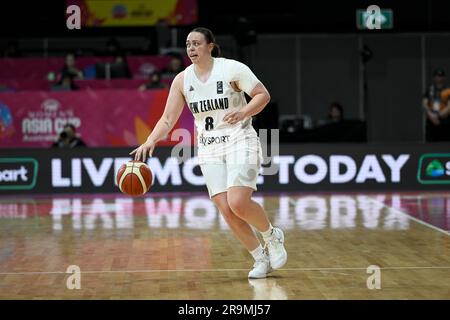 28th juin 2023 ; The Quaycenter, Sydney Olympic Park, Sydney, Nouvelle-Galles du Sud, Australie : coupe de l'Asie FIBA Womens 2023, Nouvelle-Zélande contre Liban ; Brooke Blair de Nouvelle-Zélande Banque D'Images