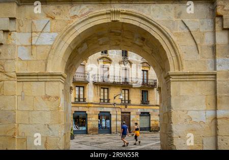 Santa Ana Arch, Durango, pays basque, Espagne Banque D'Images