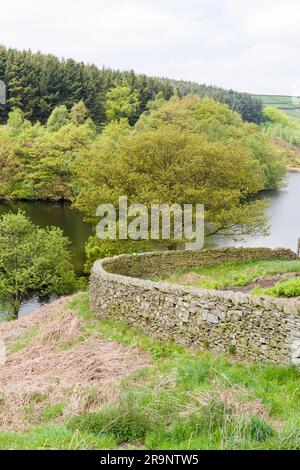 Réservoir de Yateholme, vallée de Holme, Yorkshire Banque D'Images