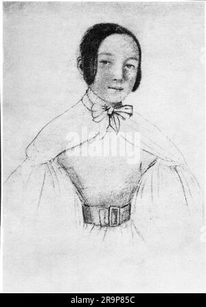 Wodzinska, Maria, 7.1.1819 - 7.12.1896, noble polonais, fiancé de Frédéric Chopin, autoportrait, DROITS-SUPPLÉMENTAIRES-AUTORISATION-INFO-NON-DISPONIBLE Banque D'Images