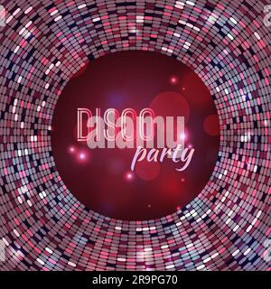 Vecteur abstrait Disco arrière-plan Illustration de Vecteur