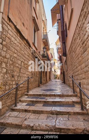 Bisceglie, ville historique de la province de Barletta Andria Trani, Apulia, Italie Banque D'Images