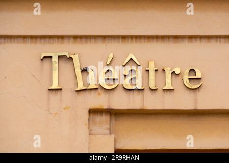 Le Théâtre Royal dans le centre-ville de Marrakech, Maroc Banque D'Images