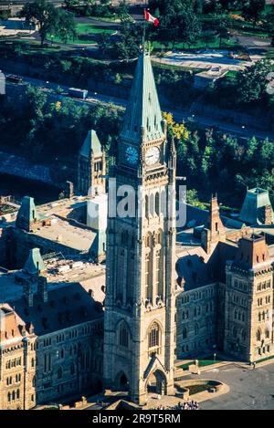 Image aérienne d'Ottawa et de la région, Ontario, Canada Banque D'Images