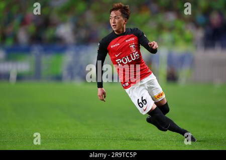 Saitama, Japon. 28th juin 2023. Ayumu Ohata (Reds) football : 2023 J1 rencontre de ligue entre les diamants rouges Urawa 4-1 Shonan Bellmare au stade Saitama 2002 à Saitama, Japon . Crédit: Naoki Morita/AFLO SPORT/Alay Live News Banque D'Images