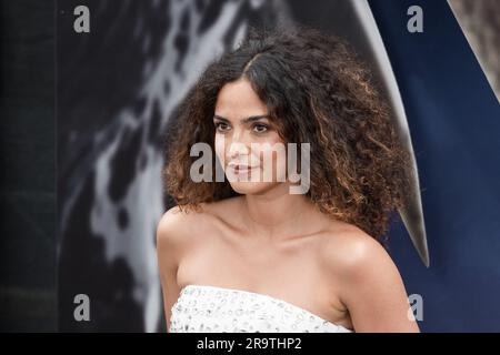 LONDRES, ROYAUME-UNI - 28 JUIN 2023: Anna Shaffer participe à la première britannique de la saison de sorcellerie 3 de Netflix au bâtiment Now de St Giles Square à Londres, Royaume-Uni sur 28 juin 2023. (Photo de Wiktor Szymanowicz/NurPhoto) Banque D'Images