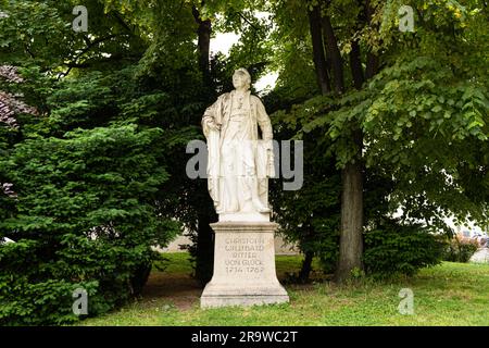 Monument à Christoph Willibald Ritter von Gluck. 5 juin 2023, Vienne, Autriche. Banque D'Images