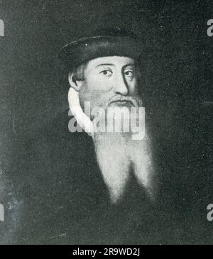 Gutenberg, Johannes Gensfleisch zur Laden zum, vers 1400 - 3,2.1468, inventeur allemand, portrait, DROITS-SUPPLÉMENTAIRES-AUTORISATION-INFO-NON-DISPONIBLE Banque D'Images