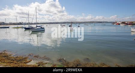 Skerries au soleil Banque D'Images