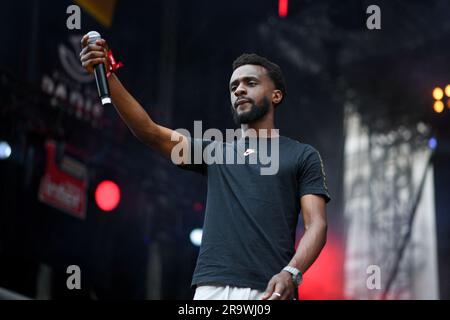Paris, France. 28th juin 2023. Lesram pendant le festival Fnac Live à Paris, France sur 28 juin 2023. Photo de Lionel Urman/ABACAPRESS.COM crédit: Abaca Press/Alay Live News Banque D'Images
