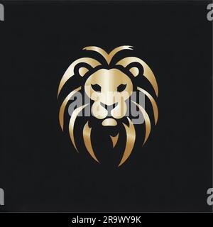 illustration du logo lion pour les magasins Illustration de Vecteur