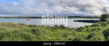 Lac Panorama, Lough Rea, Loughrea, Galway, Irlande Banque D'Images