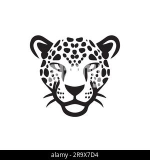 illustration du logo jaguar sur fond blanc Illustration de Vecteur