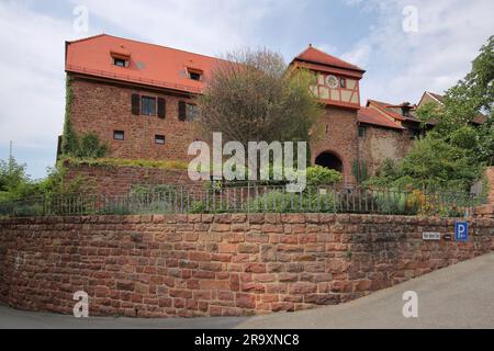 Porte historique de la ville, Dilsberg, Neckargemünd, Neckar Valley, Bade-Wurtemberg, Allemagne Banque D'Images