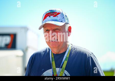 Norbert Vettel (GER), père de Sebastian Vettel 4 fois champion du monde ancien pilote à Aston Martin, Ferrari, RedBull Racing et Toro Rosso, pendant le GP autrichien, Spielberg 29 juin-2 juillet 2023 au RedBull Ring, Formule 1 Championnat du monde 2023. Banque D'Images