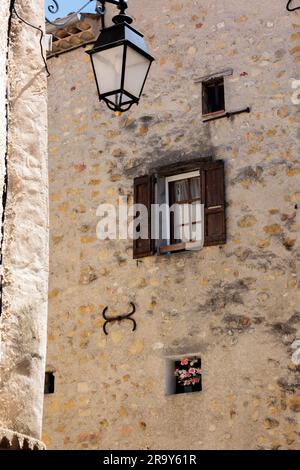 Joli village de la Palud-sur-Verdon sur la Provence-Alpes-Côte d'Azur France Banque D'Images