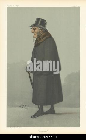 LE DESSIN ANIMÉ DE L'ESPION VANITY FAIR George ridding, l'évêque de 'Soutihwell'. Clergé 1901 Banque D'Images