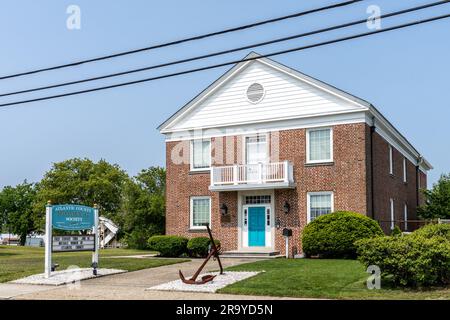 Somers point, NJ - 22 mai 2023 : bibliothèque et musée de la Société historique du comté d'Atalntic. Banque D'Images