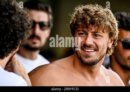 Nicolo' Martinenghi d'Italie lors de la rencontre de natation Settecolli 59th au stadio del Nuoto à Rome (Italie), 24 juin 2023. Banque D'Images