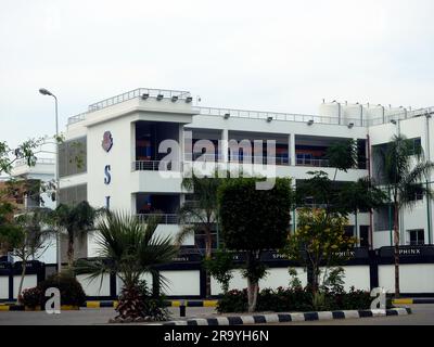 Le Caire, Egypte, 6 juin 2023: Sphinx International School SIS situé en Egypte, le programme est adapté aux meilleures pratiques; les étudiants sont taug Banque D'Images