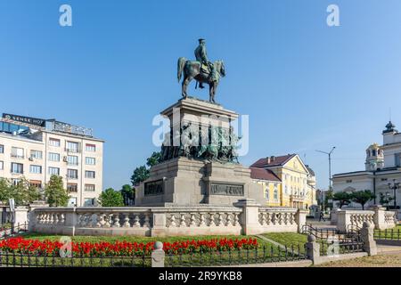 Monument au Tsar Liberator, Boulevard Tsar Osvobodite, Centre ville, Sofia, République de Bulgarie Banque D'Images