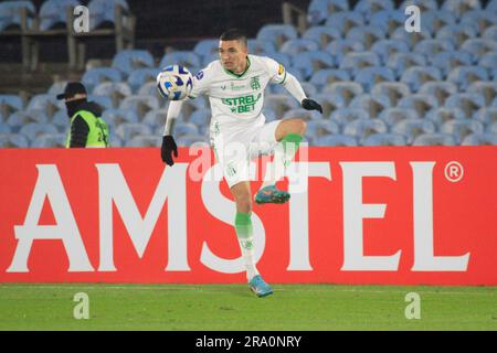 Montevideo, Uruguay. 29th avril 2023. Marlon d'Amérique Mineiro, pendant le match entre Penarol et America Mineiro pour la ronde 6st du Groupe F de Conmebol Sul-Americana 2023, au Stade Centenario, à Montevideo, Uruguay sur 29 juin. Photo: Piscine Pelaez Burga/DiaEsportivo/DiaEsportivo/Alay Live News crédit: DiaEsportivo/Alay Live News Banque D'Images