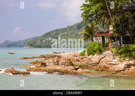 Kamala Beach Bay, Phuket, Thaïlande Banque D'Images