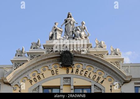 Port Vell, Alter, Port Authority Building, Barcelone, Catalogne, Espagne Banque D'Images