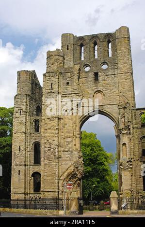 Ruin, Abbaye de Kelso, frontières écossaises, Ecosse, Borderland écossais Banque D'Images