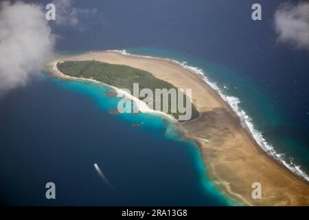 Atoll Majuro, Îles Marshall, Océan Pacifique, Micronésie Banque D'Images