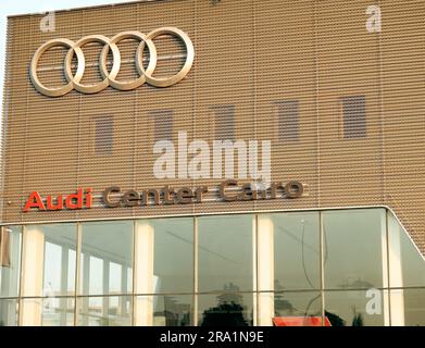 Le Caire, Egypte, 26 juin 2023: Audi centre le Caire, Audi AG, un constructeur automobile allemand de véhicules de luxe dont le siège est à Ingolstadt, Bavière, Germ Banque D'Images